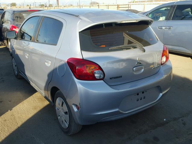 ML32A3HJ1FH035518 - 2015 MITSUBISHI MIRAGE DE SILVER photo 3