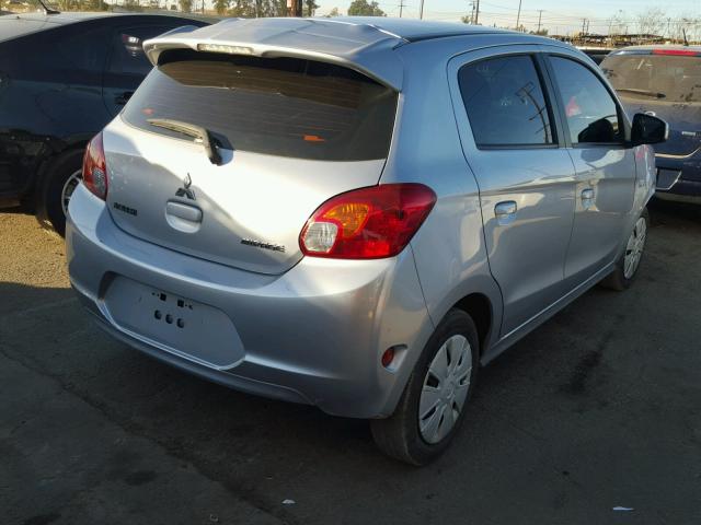 ML32A3HJ1FH035518 - 2015 MITSUBISHI MIRAGE DE SILVER photo 4