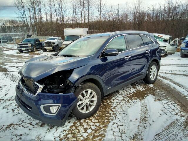 5XYPGDA33GG124701 - 2016 KIA SORENTO LX BLUE photo 2