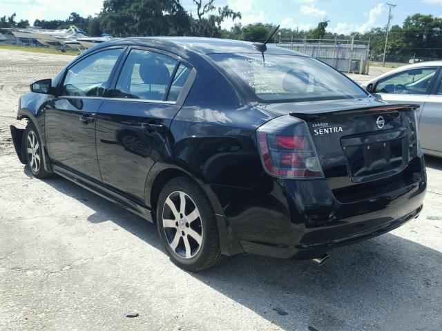 3N1AB6AP5BL719119 - 2011 NISSAN SENTRA 2.0 BLACK photo 3