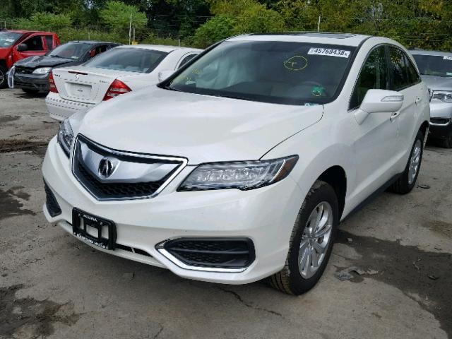 5J8TB4H5XJL006257 - 2018 ACURA RDX TECHNO WHITE photo 2