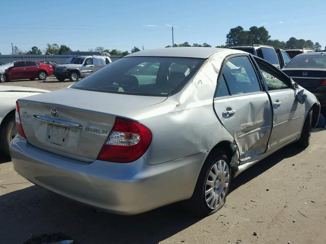 4T1BE30K83U756519 - 2003 TOYOTA CAMRY LE SILVER photo 4
