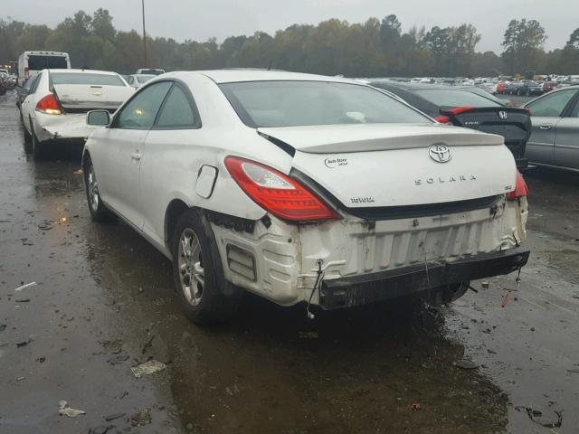 4T1CA30P47U111318 - 2007 TOYOTA CAMRY SOLA WHITE photo 3