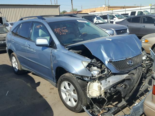 2T2HA31U65C079458 - 2005 LEXUS RX 330 BLUE photo 1