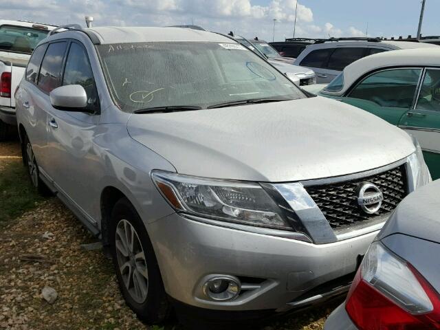 5N1AR2MN5FC665068 - 2015 NISSAN PATHFINDER SILVER photo 1