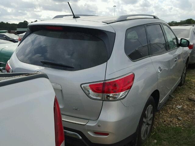 5N1AR2MN5FC665068 - 2015 NISSAN PATHFINDER SILVER photo 4