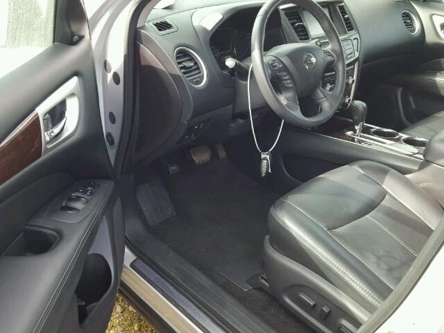 5N1AR2MN5FC665068 - 2015 NISSAN PATHFINDER SILVER photo 9