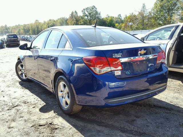 1G1PC5SB3D7177603 - 2013 CHEVROLET CRUZE LT BLUE photo 3