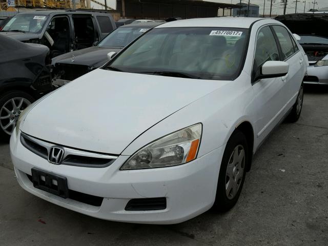 1HGCM56486A178221 - 2006 HONDA ACCORD LX WHITE photo 2