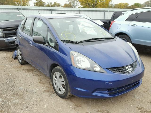 JHMGE882X9S051896 - 2009 HONDA FIT BLUE photo 1