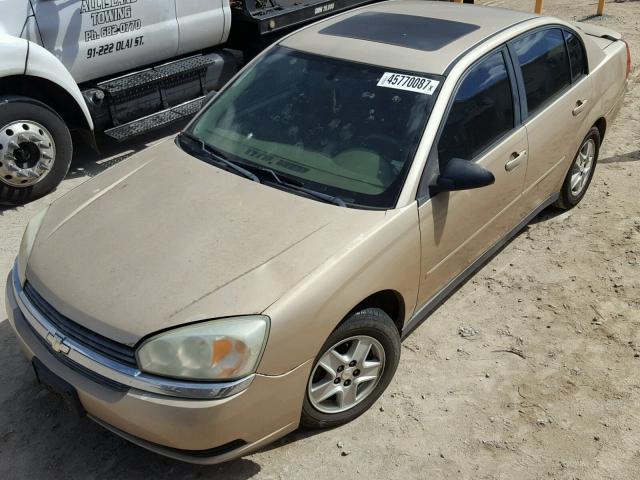 1G1ZT54865F274814 - 2005 CHEVROLET MALIBU LS TAN photo 2