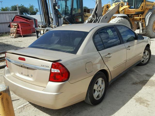 1G1ZT54865F274814 - 2005 CHEVROLET MALIBU LS თაფლისფერი ფოტო 4