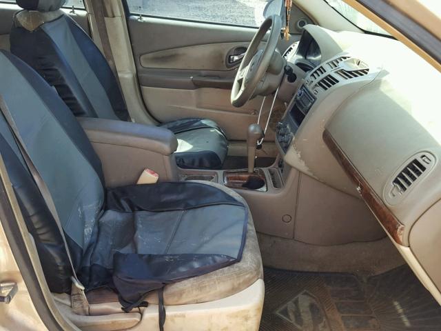 1G1ZT54865F274814 - 2005 CHEVROLET MALIBU LS თაფლისფერი ფოტო 5
