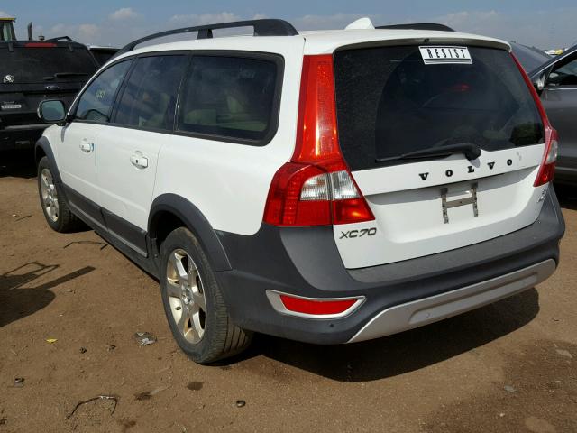 YV4BZ982581031174 - 2008 VOLVO XC70 WHITE photo 3