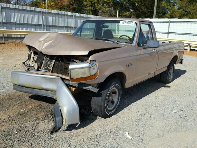 1FTEF15Y2TLB18577 - 1996 FORD F150 TAN photo 2