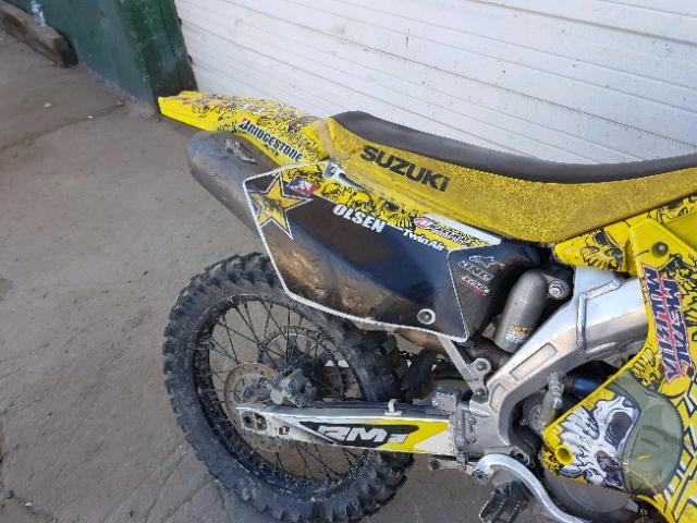 JS1RL41C552100258 - 2005 SUZUKI RM2450 K5 YELLOW photo 6