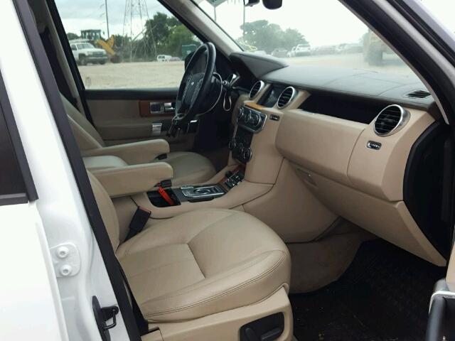 SALAK2V64FA750312 - 2015 LAND ROVER LR4 HSE LU WHITE photo 5