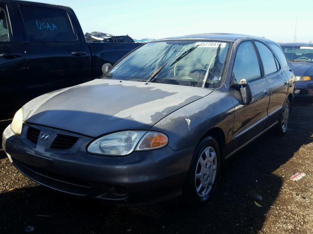 KMHJW25F2XU136768 - 1999 HYUNDAI ELANTRA BA GRAY photo 2