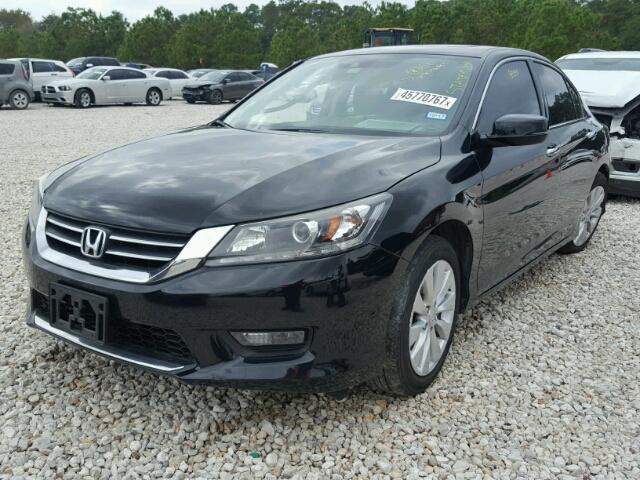 1HGCR3F80FA000683 - 2015 HONDA ACCORD EXL BLACK photo 2