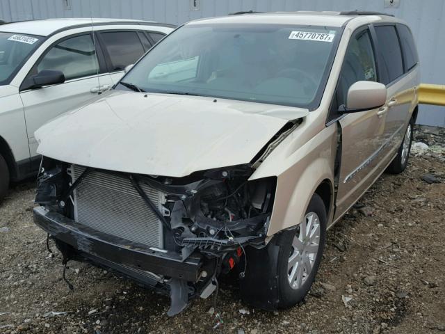 2C4RC1BG1ER236684 - 2014 CHRYSLER TOWN & COU TAN photo 2