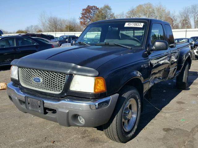 1FTZR15E21PA71989 - 2001 FORD RANGER BLACK photo 2