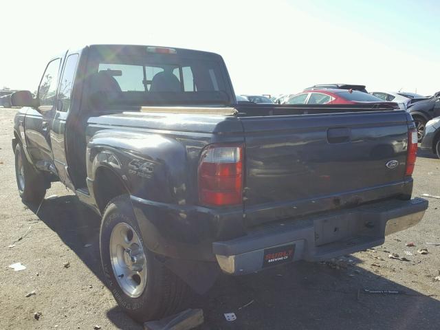 1FTZR15E21PA71989 - 2001 FORD RANGER BLACK photo 3