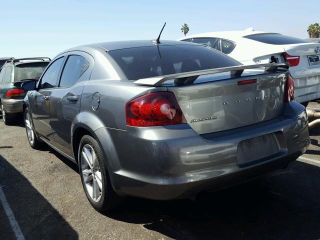 1B3BD1FG9BN605696 - 2011 DODGE AVENGER MA GRAY photo 3