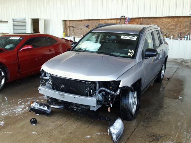 1C4NJCBA2GD604114 - 2016 JEEP COMPASS SP SILVER photo 2