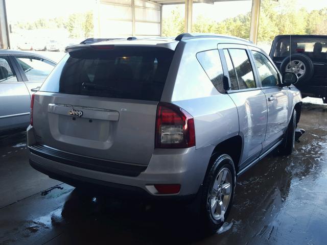 1C4NJCBA2GD604114 - 2016 JEEP COMPASS SP SILVER photo 4