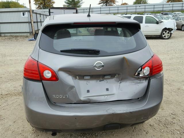 JN8AS5MTXCW604385 - 2012 NISSAN ROGUE S GRAY photo 9