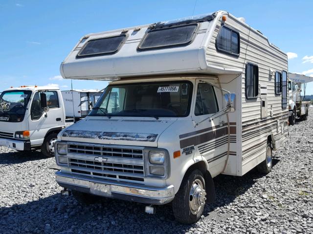 2GBJG31M5H4116963 - 1987 CHEVROLET WINNEBAGO BEIGE photo 2