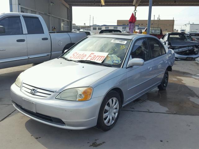 2HGES26863H538552 - 2003 HONDA CIVIC SILVER photo 2