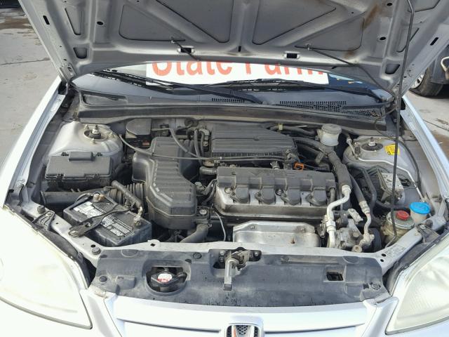 2HGES26863H538552 - 2003 HONDA CIVIC SILVER photo 7