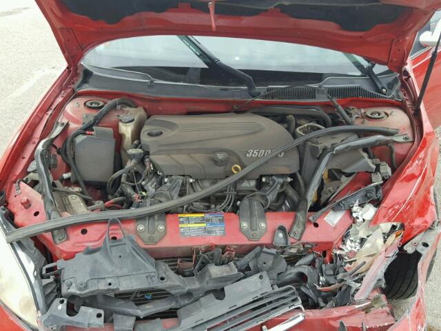 2G1WA5EN8A1242378 - 2010 CHEVROLET IMPALA LS RED photo 7