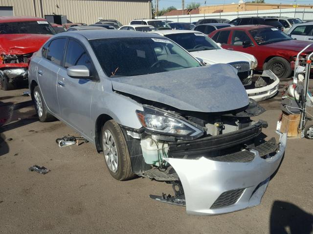 3N1AB7AP3GY269762 - 2016 NISSAN SENTRA S SILVER photo 1