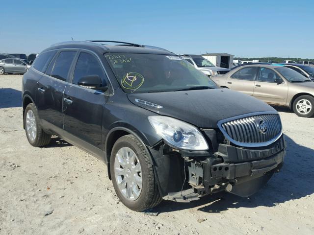 5GAKRDED1CJ167033 - 2012 BUICK ENCLAVE BLACK photo 1