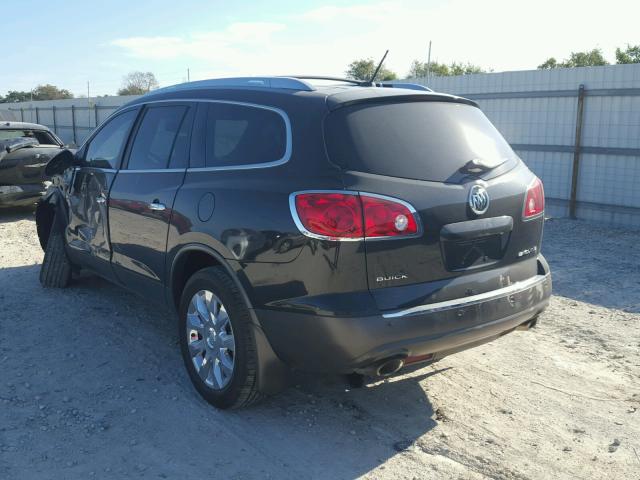 5GAKRDED1CJ167033 - 2012 BUICK ENCLAVE BLACK photo 3