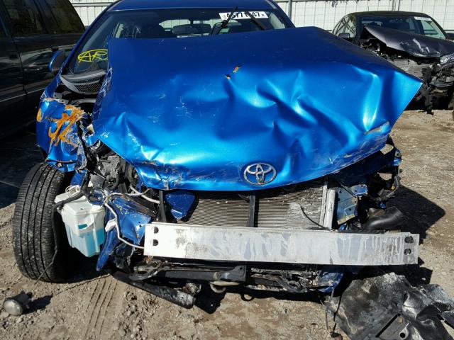 2T1KU4EE1AC343108 - 2010 TOYOTA COROLLA MA BLUE photo 7