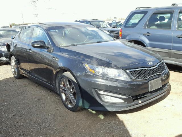 5XXGR4A60DG124742 - 2013 KIA OPTIMA SX BLACK photo 1