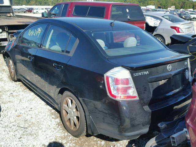 3N1AB6APXAL703156 - 2010 NISSAN SENTRA 2.0 BLACK photo 3