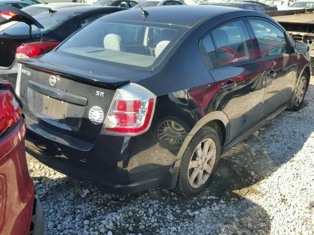 3N1AB6APXAL703156 - 2010 NISSAN SENTRA 2.0 BLACK photo 4