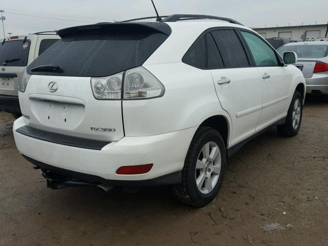 2T2HK31U68C061205 - 2008 LEXUS RX 350 WHITE photo 4