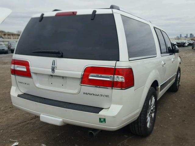 5LMJJ3J50AEJ11075 - 2010 LINCOLN NAVIGATOR WHITE photo 4