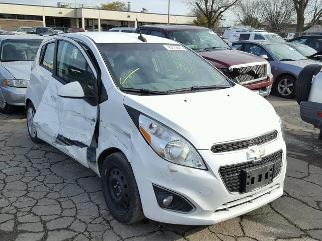 KL8CD6S90EC404009 - 2014 CHEVROLET SPARK 1LT Белый фото 1