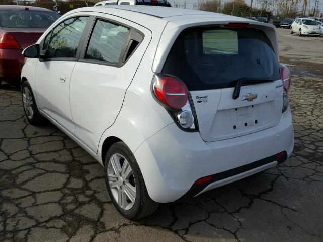 KL8CD6S90EC404009 - 2014 CHEVROLET SPARK 1LT WHITE photo 3