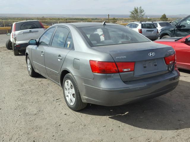 5NPET4AC0AH631879 - 2010 HYUNDAI SONATA GRAY photo 3