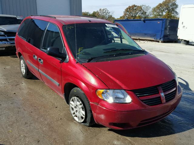 1D4GP24R66B635061 - 2006 DODGE GRAND CARA MAROON photo 1