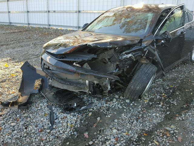 1G1125S32EU125089 - 2014 CHEVROLET IMPALA LT BLACK photo 9