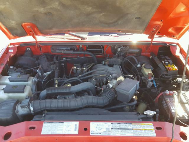 1FTYR14V2YTA36738 - 2000 FORD RANGER SUP RED photo 7