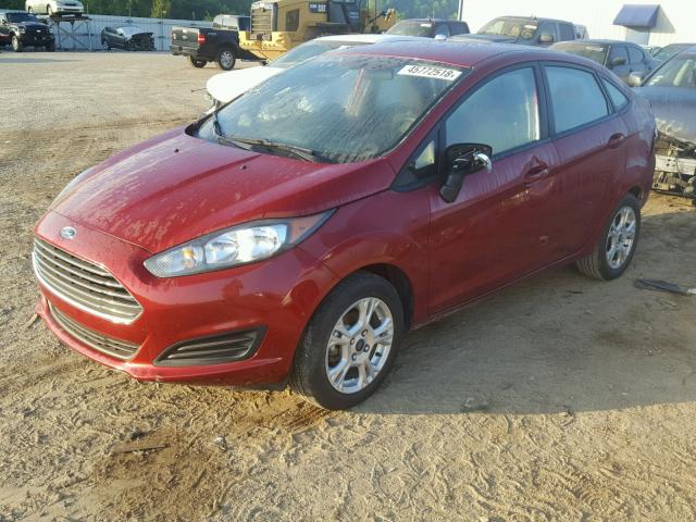 3FADP4BJ0GM156529 - 2016 FORD FIESTA SE RED photo 2